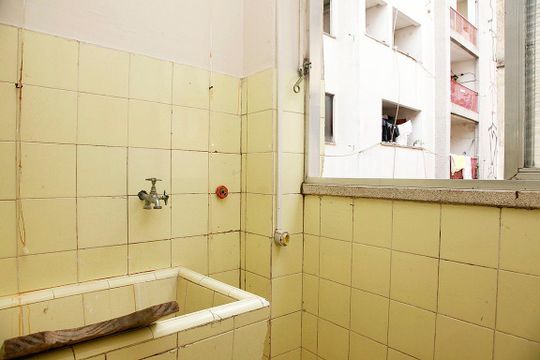 Cozinha + Área de Serviço de apartamento para alugar com 1 quarto, 44m² em Centro Histórico, Porto Alegre