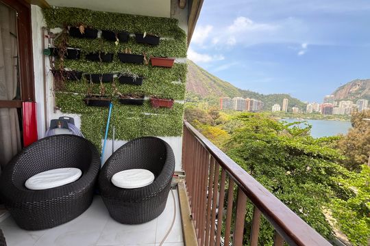 Varanda da sala de apartamento à venda com 1 quarto, 76m² em Ipanema, Rio de Janeiro