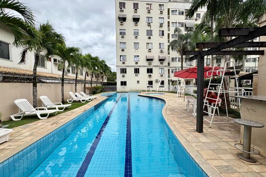Área comum - Piscina de apartamento para alugar com 2 quartos, 49m² em Taquara, Rio de Janeiro