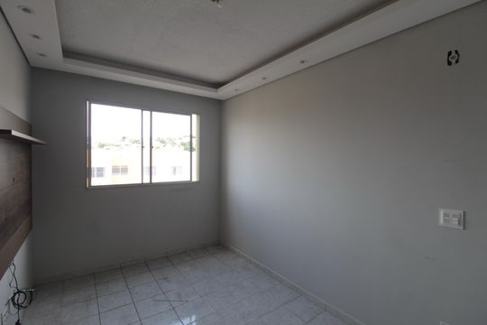 Sala de apartamento para alugar com 2 quartos, 48m² em São João de Deus (justinópolis), Ribeirão das Neves