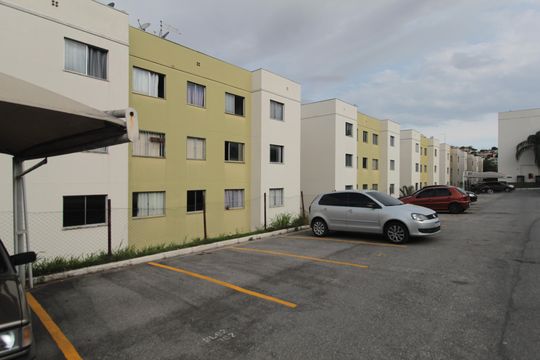 Garagem de apartamento para alugar com 2 quartos, 48m² em São João de Deus (justinópolis), Ribeirão das Neves