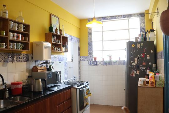 Cozinha de apartamento à venda com 1 quarto, 115m² em Perdizes, São Paulo