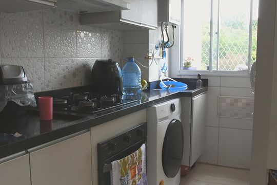 Cozinha de apartamento para alugar com 2 quartos, 35m² em Usina Piratininga, São Paulo