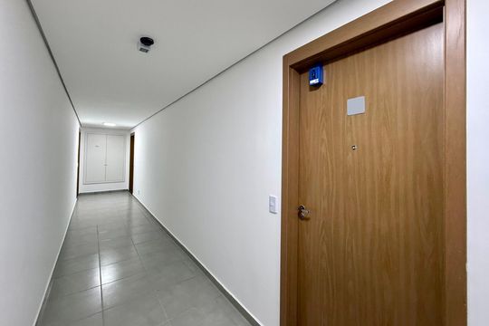 Hall Apartamento  de apartamento para alugar com 1 quarto, 25m² em Vila das Belezas, São Paulo