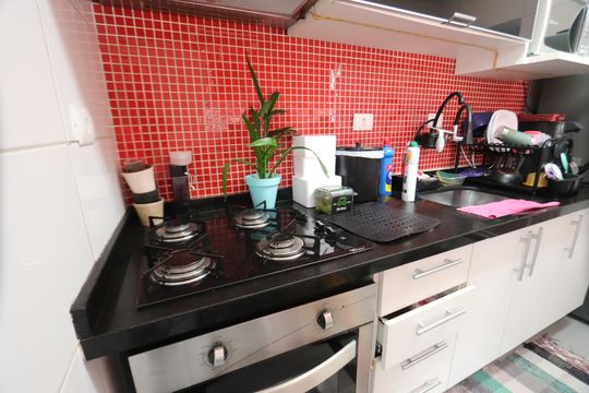 Cozinha  de apartamento à venda com 2 quartos, 60m² em Vila Santa Clara, São Paulo