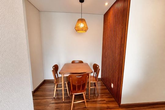 Sala de Jantar de apartamento para alugar com 2 quartos, 49m² em Alphaville Empresarial, Barueri