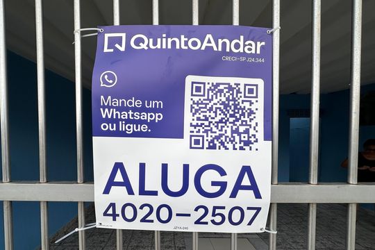 Placa de casa para alugar com 2 quartos, 120m² em Jardim Marrocos, São Bernardo do Campo