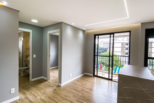 Sala de apartamento para alugar com 2 quartos, 42m² em Vila Campanela, São Paulo