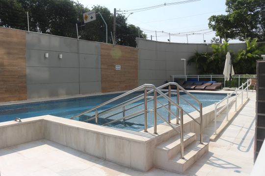 Área comum - Piscina de apartamento para alugar com 2 quartos, 88m² em Cerâmica, São Caetano do Sul