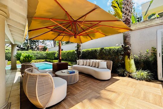 Área gourmet de casa de condomínio à venda com 3 quartos, 470m² em Residencial Cinco (alphaville), Santana de Parnaíba