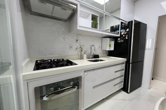 Cozinha de apartamento à venda com 2 quartos, 58m² em Vila Pirituba, São Paulo