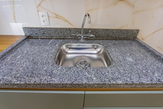 Cozinha  de apartamento para alugar com 2 quartos, 45m² em Canhema, Diadema
