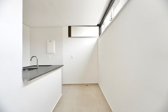 Cozinha  de apartamento à venda com 3 quartos, 109m² em Funcionários, Belo Horizonte