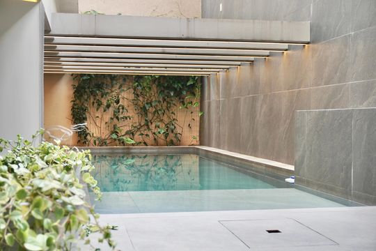 Área comum - Piscina de apartamento à venda com 3 quartos, 109m² em Funcionários, Belo Horizonte