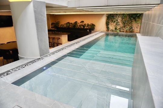 Área comum - Piscina de apartamento à venda com 2 quartos, 75m² em Funcionários, Belo Horizonte