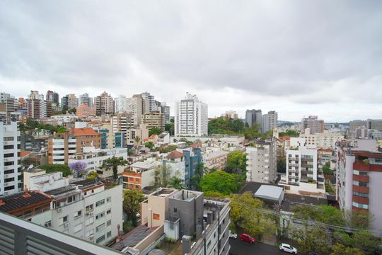 Vista de kitnet/studio à venda com 1 quarto, 38m² em Rio Branco, Porto Alegre