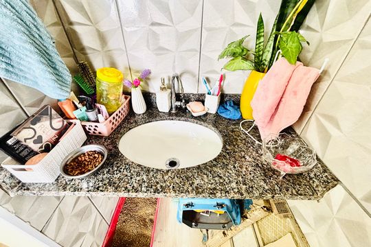 Banheiro de apartamento à venda com 2 quartos, 36m² em Vila Norma, São Paulo