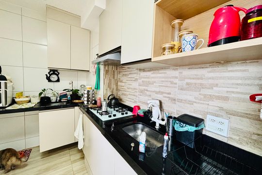 Cozinha de apartamento à venda com 2 quartos, 36m² em Vila Norma, São Paulo