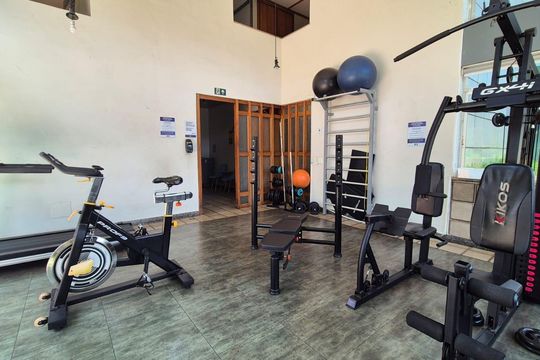 Área comum - Academia de kitnet/studio para alugar com 1 quarto, 60m² em Lourdes, Belo Horizonte