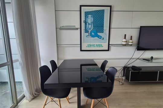 Sala  de kitnet/studio para alugar com 1 quarto, 60m² em Lourdes, Belo Horizonte