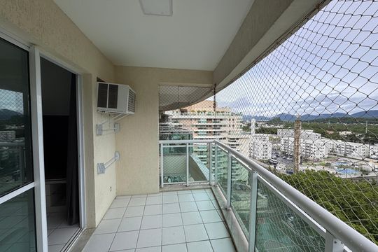 Varanda de apartamento para alugar com 2 quartos, 68m² em Recreio dos Bandeirantes, Rio de Janeiro