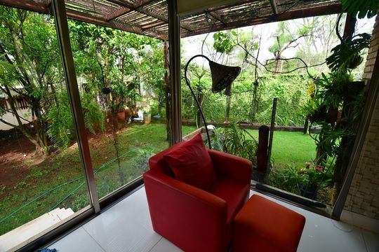 Jardim de casa de condomínio à venda com 4 quartos, 336m² em Bosque das Palmeiras, Campinas