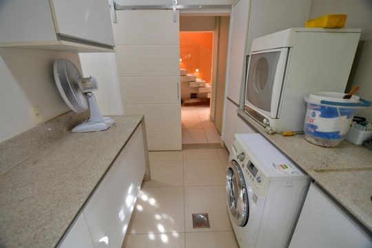 Área de Serviço de casa de condomínio à venda com 4 quartos, 336m² em Bosque das Palmeiras, Campinas