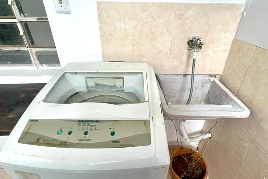 Área de Serviço de kitnet/studio para alugar com 1 quarto, 40m² em Pinheiros, São Paulo
