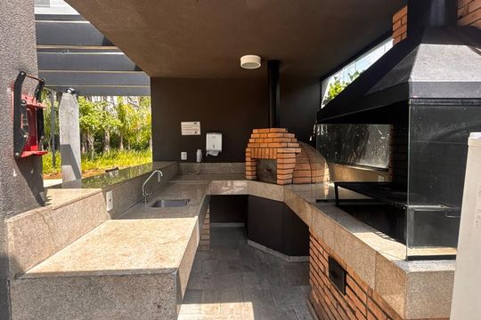 Área comum - Churrasqueira de apartamento para alugar com 1 quarto, 61m² em Continental, Osasco