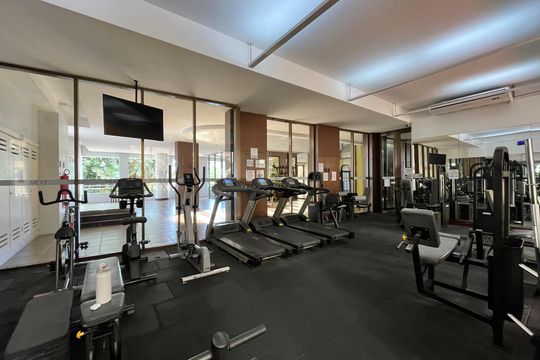 Área comum - Academia de apartamento para alugar com 1 quarto, 105m² em Barra da Tijuca, Rio de Janeiro