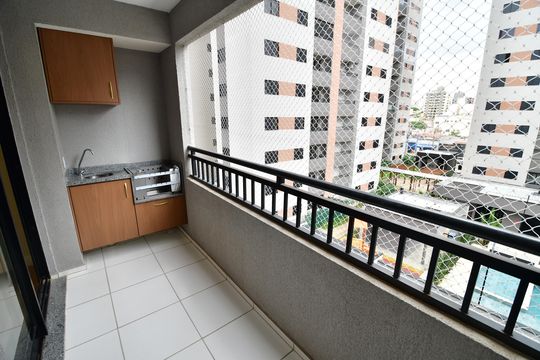 Sala - Sacada de apartamento à venda com 3 quartos, 64m² em Botafogo, Campinas