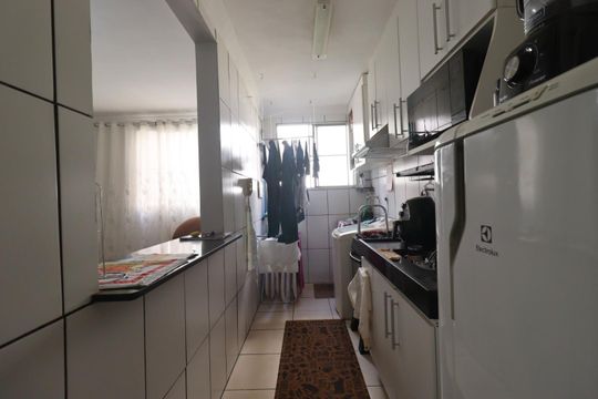 Cozinha de apartamento para alugar com 2 quartos, 50m² em Lagoinha, Ribeirão Preto