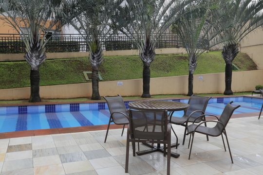 Área comum - Piscina de apartamento para alugar com 1 quarto, 45m² em Vila Carmosina, São Paulo