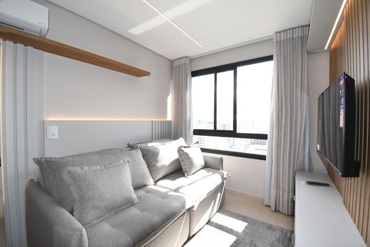 Studio de apartamento para alugar com 1 quarto, 47m² em Centro, Curitiba