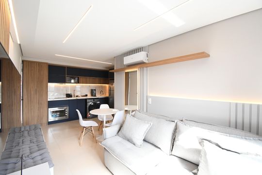 Apartamento para alugar com 1 quarto, 47m² em Centro, Curitiba