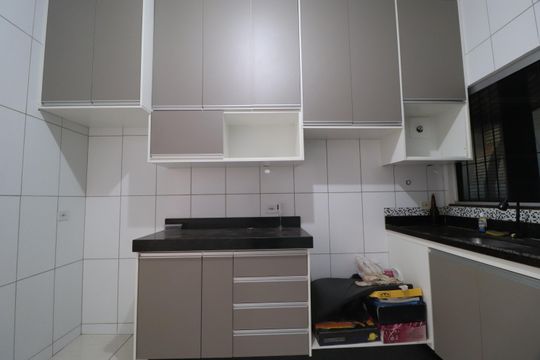 Cozinha de casa para alugar com 3 quartos, 130m² em Shopping Park, Uberlândia
