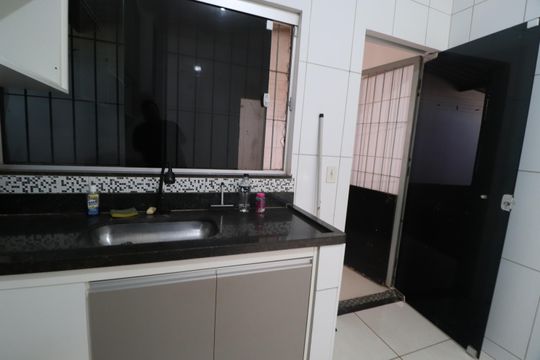 Cozinha de casa para alugar com 3 quartos, 130m² em Shopping Park, Uberlândia