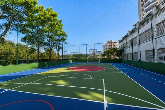 Área Comum - Quadra Esportiva de apartamento para alugar com 3 quartos, 122m² em Tamboré, Santana de Parnaíba