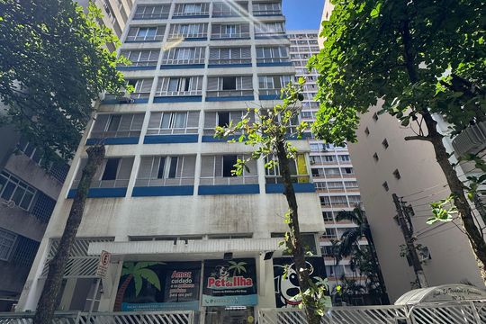Fachada do Prédio de apartamento para alugar com 3 quartos, 135m² em Itararé, São Vicente