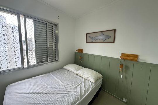 Quarto 2 de apartamento para alugar com 3 quartos, 135m² em Itararé, São Vicente