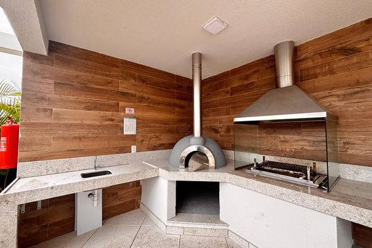 Área comum - Churrasqueira de apartamento para alugar com 2 quartos, 60m² em Vila Osasco, Osasco