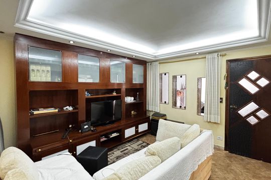 Sala de casa à venda com 3 quartos, 176m² em Vila Alto de Santo Andre, Santo André