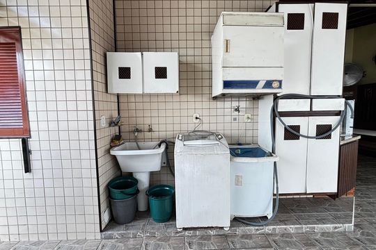 Área de Serviço de casa à venda com 3 quartos, 176m² em Vila Alto de Santo Andre, Santo André