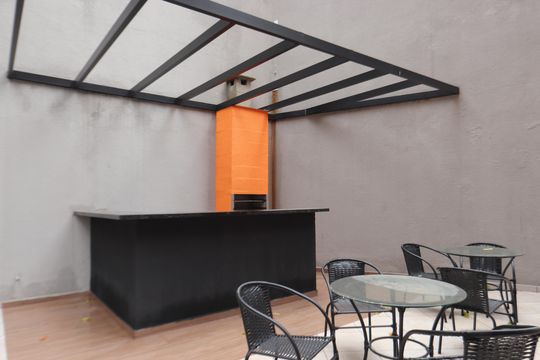 Área comum - Churrasqueira de apartamento para alugar com 2 quartos, 42m² em Parque Savoy City, São Paulo