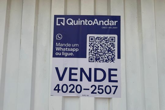 Placa instalada no dia 22/10/2026- com o código RVRC-160 de casa à venda com 5 quartos, 150m² em Teixeira Dias, Belo Horizonte