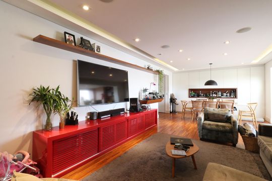 Sala de apartamento para alugar com 3 quartos, 137m² em Lapa, São Paulo