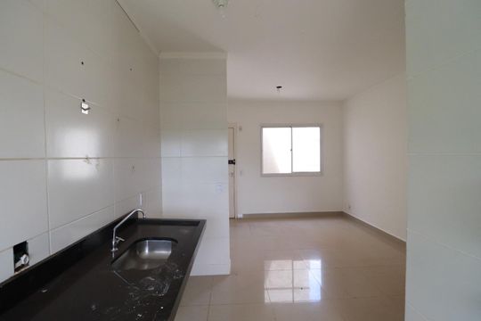 Cozinha de apartamento para alugar com 2 quartos, 50m² em Jardim Florestan Fernandes, Ribeirão Preto