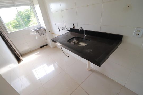 Cozinha de apartamento para alugar com 2 quartos, 50m² em Jardim Florestan Fernandes, Ribeirão Preto