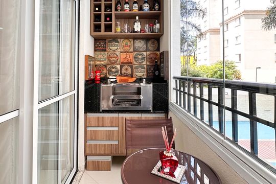 Sacada de apartamento à venda com 2 quartos, 87m² em Nova Petrópolis, São Bernardo do Campo