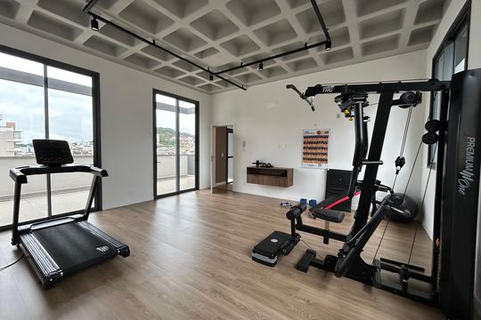 Área comum - Academia de kitnet/studio para alugar com 1 quarto, 35m² em Pantanal, Florianópolis